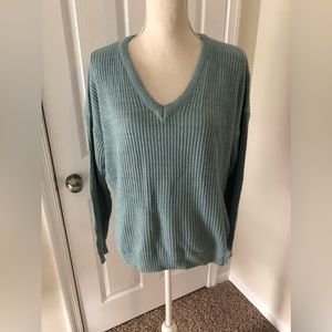 Poof Apparel Women’s Blue Sweater